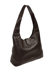 Pure Luxuries London Brown 'Everly' Leather Shoulder Bag - Image 7 of 8
