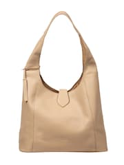 Pure Luxuries London Natural 'Everly' Leather Shoulder Bag - Image 3 of 6