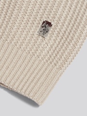 U.S. Polo Assn. Cream Shawl Collar Knit Cardigan - Image 7 of 7