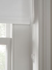 White Ready Made Textured Roller Blackout Blind - Image 5 of 7