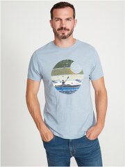 M&Co Blue Kayak Graphic T-Shirt - Image 1 of 6