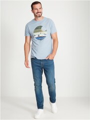 M&Co Blue Kayak Graphic T-Shirt - Image 2 of 6