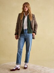Joules Rafferty Green Cable Knit Cardigan - Image 6 of 7