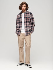 Superdry Red Long Sleeve Cotton Lumberjack Shirt - Image 2 of 6