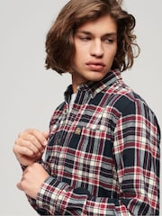 Superdry Red Long Sleeve Cotton Lumberjack Shirt - Image 3 of 6