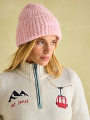 Joules Summit Cream Quarter Zip Ski Jumper - Image 3 of 7