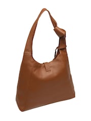 Pure Luxuries London Tan Brown 'Grace' Leather Shoulder Bag - Image 6 of 8