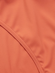 Speedo Orange Womens Textured Deep U-Back 1 Piece Swimsuit - Image 11 of 11