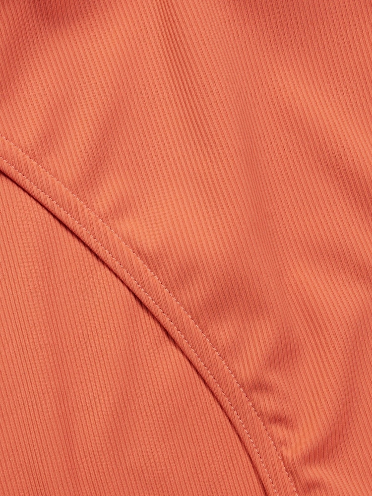 Speedo Orange Womens Textured Deep U-Back 1 Piece Swimsuit - Image 11 of 11