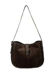 Bolso de hombro Lettie de ante y piel de Pure Luxuries London - Imagen 3 de 7