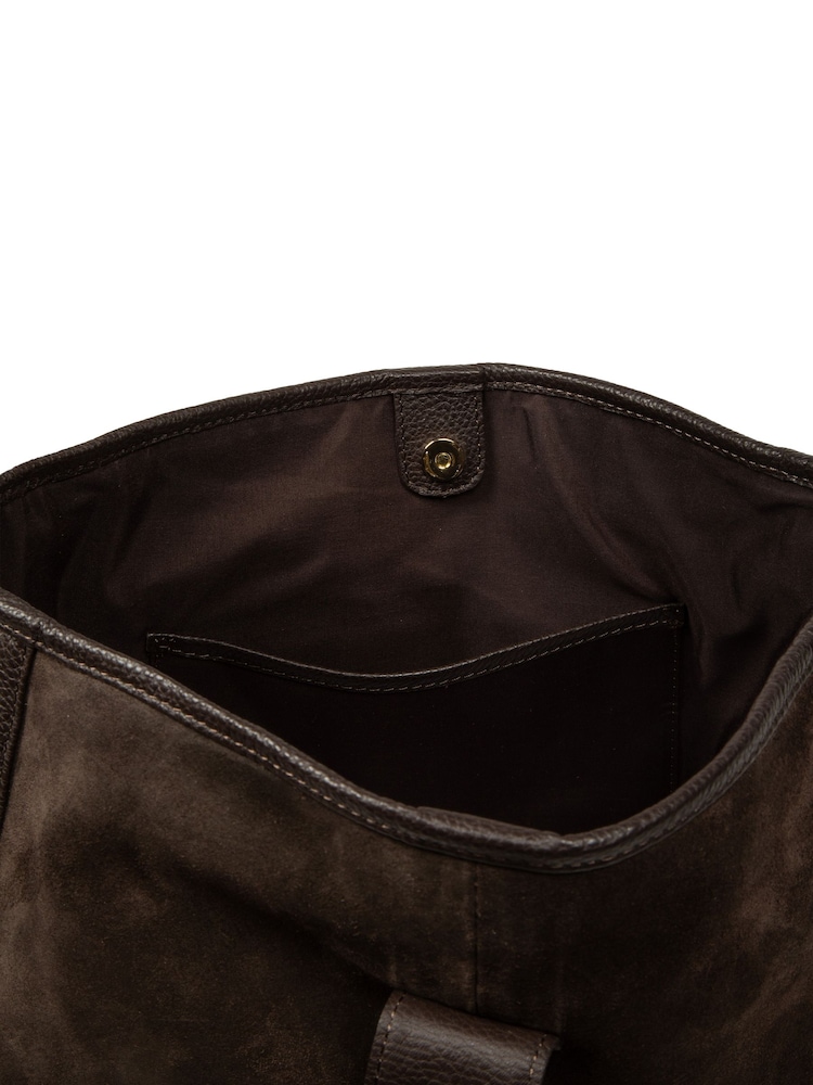 Bolso de hombro Lettie de ante y piel de Pure Luxuries London - Imagen 7 de 7 Bolso de hombro Lettie de ante y piel de Pure Luxuries London - Imagen 7 de 7