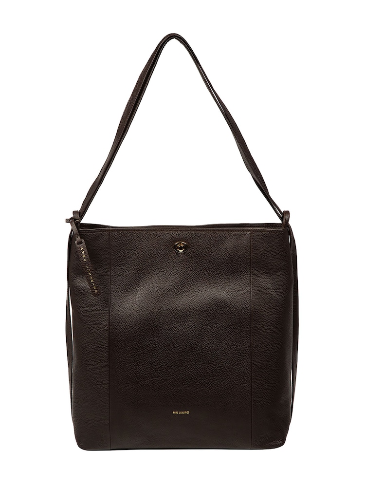 Braun - Pure Luxuries London Luxe Rucksack und Schultertasche aus Leder - Bild 2 von 12 Braun - Pure Luxuries London Luxe Rucksack und Schultertasche aus Leder - Bild 2 von 12