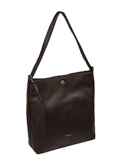 Braun - Pure Luxuries London Luxe Rucksack und Schultertasche aus Leder - Bild 5 von 12