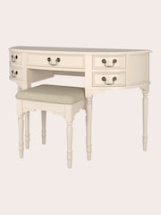Laura Ashley Ivory Clifton Dressing Table and Stool Set - Image 4 of 6