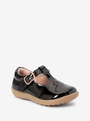 Sort lak - First Walker T-Bar Touch fastening Shoes - Billede 2 af 4