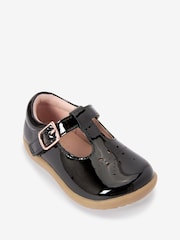Sort lak - First Walker T-Bar Touch fastening Shoes - Billede 4 af 4