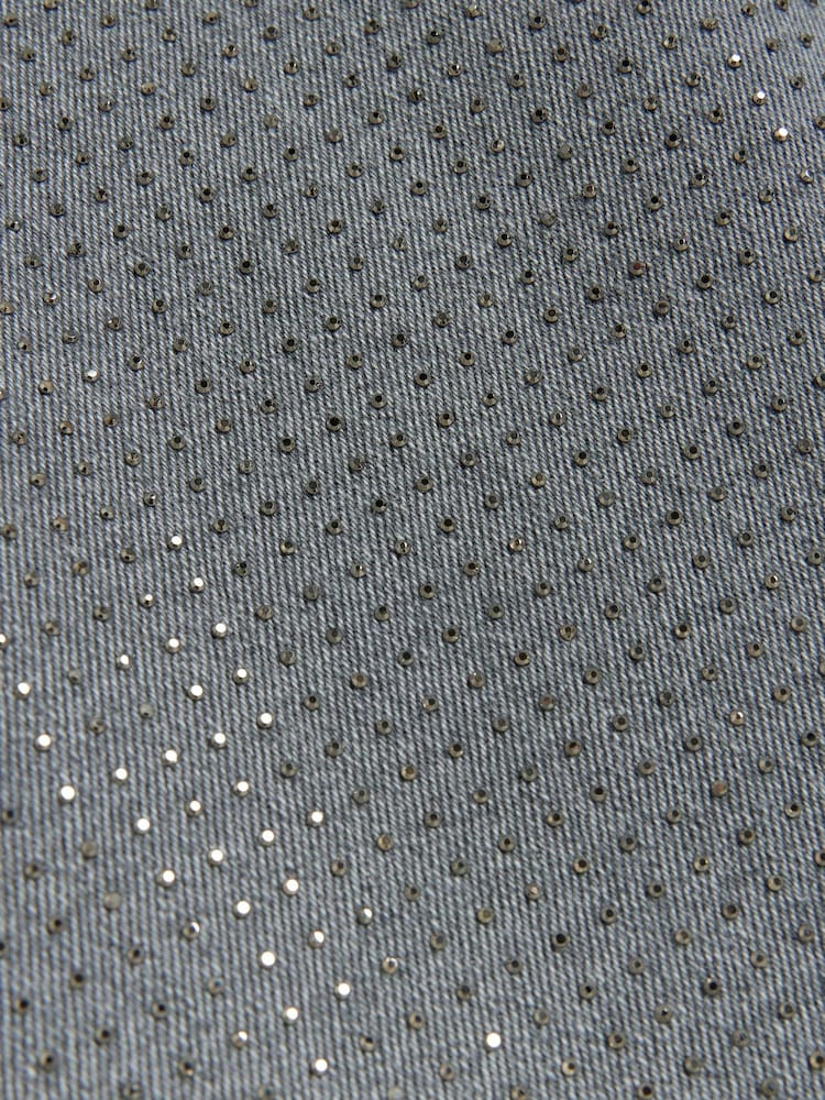 River Island Grey High Rise Tummy Hold Flared Jeans - Image 11 of 11 River Island Grey High Rise Tummy Hold Flared Jeans - Image 11 of 11