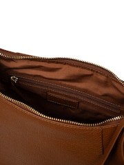 Pure Luxuries London Tan Brown 'Kirsten' Leather Shoulder Bag - Image 7 of 8