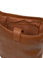 Hellbraun - Pure Luxuries London Aria Leder-Schultertasche - Bild 6 von 7