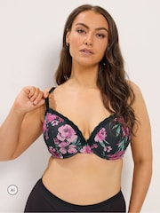 Yours Curve Animal Floral Bras 3 Pack - Image 2 of 9