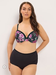 Yours Curve Animal Floral Bras 3 Pack - Image 3 of 9