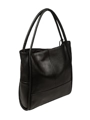 Pure Luxuries London Black 'Florence' Leather Tote Bag - Image 5 of 8