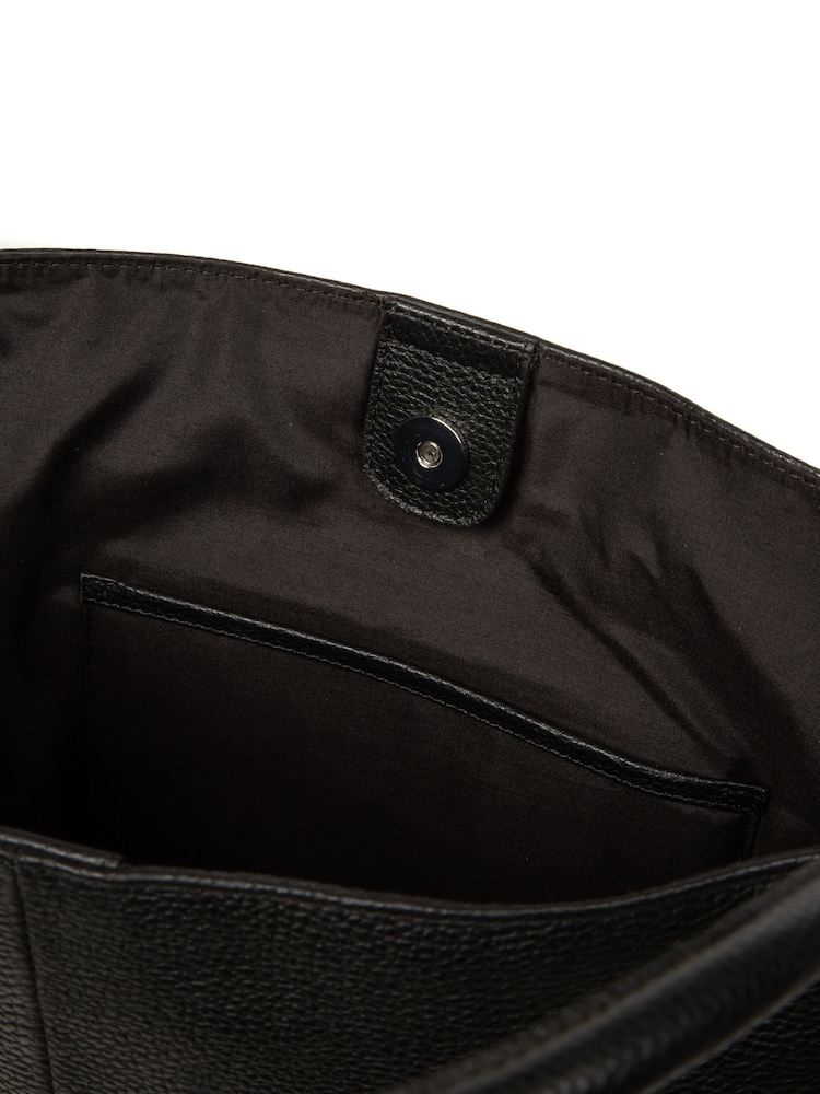 Pure Luxuries London Black 'Florence' Leather Tote Bag - Image 8 of 8 Pure Luxuries London Black 'Florence' Leather Tote Bag - Image 8 of 8