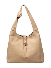 Pure Luxuries London Natural 'Grace' Leather Shoulder Bag - Image 3 of 7