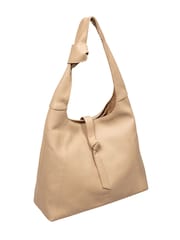 Pure Luxuries London Natural 'Grace' Leather Shoulder Bag - Image 4 of 7