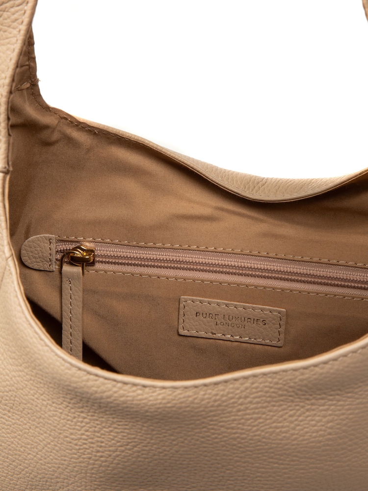 Pure Luxuries London Natural 'Grace' Leather Shoulder Bag - Image 7 of 7 Pure Luxuries London Natural 'Grace' Leather Shoulder Bag - Image 7 of 7