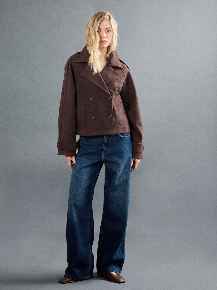 Apricot Blue Maca Wide-Leg Cotton Jeans - Image 1 of 5 Apricot Blue Maca Wide-Leg Cotton Jeans - Image 1 of 5