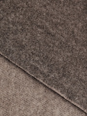 Reiss Taupe Picton Cashmere Blend Scarf - Image 4 of 5