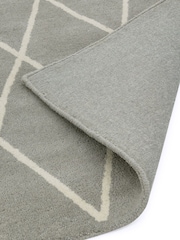 Asiatic Rugs Silver Albany Diamond Wool Rug - Image 3 of 3