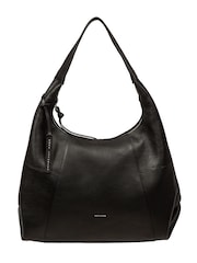 Pure Luxuries London Black 'Kirsten' Leather Shoulder Bag - Image 4 of 8
