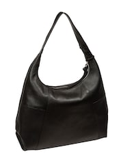 Pure Luxuries London Black 'Kirsten' Leather Shoulder Bag - Image 5 of 8
