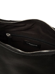 Pure Luxuries London Black 'Kirsten' Leather Shoulder Bag - Image 6 of 8