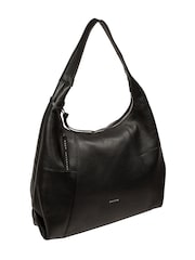 Pure Luxuries London Black 'Kirsten' Leather Shoulder Bag - Image 7 of 8