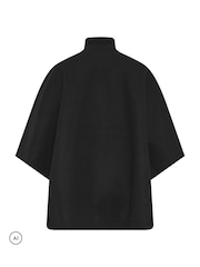 Star by Julien MacDonald Black Cape Jacket - Image 6 of 6