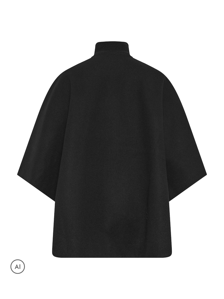 Star by Julien MacDonald Black Cape Jacket - Image 6 of 6 Star by Julien MacDonald Black Cape Jacket - Image 6 of 6