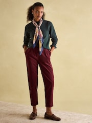 Joules Edith Green Frill Neck Jumper - Image 5 of 6