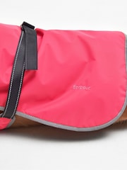 Barbour® Pink Waterproof Dog 100% Cotton Coat - Image 4 of 8