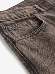 Black/Brown EDIT Acid Wash Jeans - Image 7 of 9