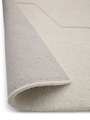 Origin Rugs Cream Sculptured Wool Formation Rug - Image 4 of 5