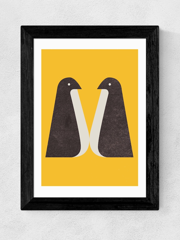 East End Prints Black Penguin Print - Image 1 of 3