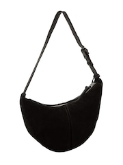 Pure Luxuries London Black 'Johanna' Suede Evening Bag - Image 5 of 8
