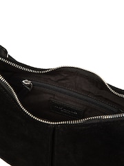 Pure Luxuries London Black 'Johanna' Suede Evening Bag - Image 6 of 8