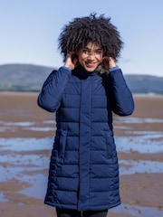 Tog 24 Blue Firbeck Long Insulated Jacket - Image 1 of 4