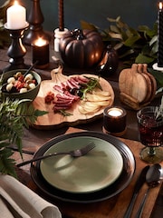Black Set of 4 Wooden Bronx Placemats - Image 3 of 4