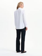 Finery White Mimi Cotton Rich Shirt - Image 5 of 5