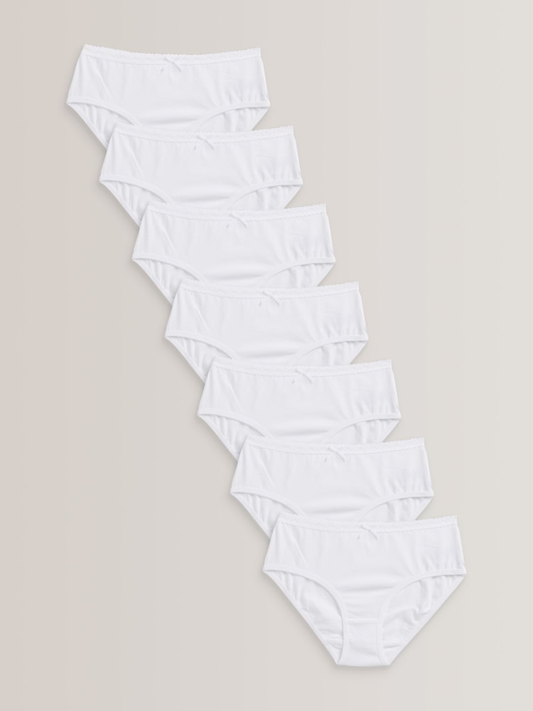 White purple 7 pack briefs (1.5-16yrs) - Image 1 of 4